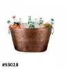 Antique Copper Decorative Ice &amp; Wine Bucket