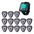 Import Artom restaurant  cafe hotel room service call system Smart wireless wrist watch pager receiver with 10 call buttons from China