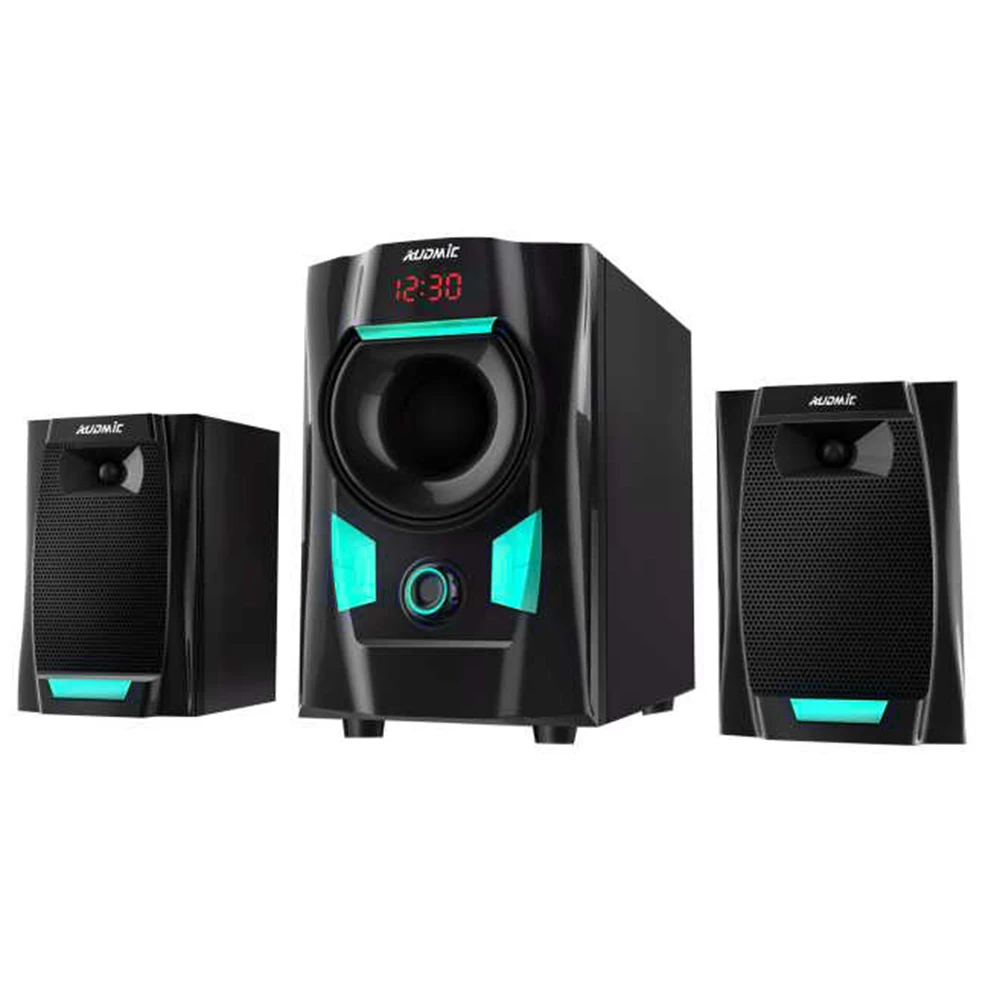 Audmic High Quality Home Sound System Home Theater,2.1 Stereo System Bluetooth With LED Display And Remote Control Speaker