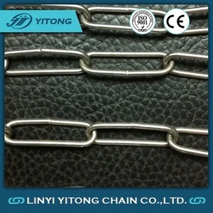 Australian Standard Silver Color Stainless Steel Iong Link Chain