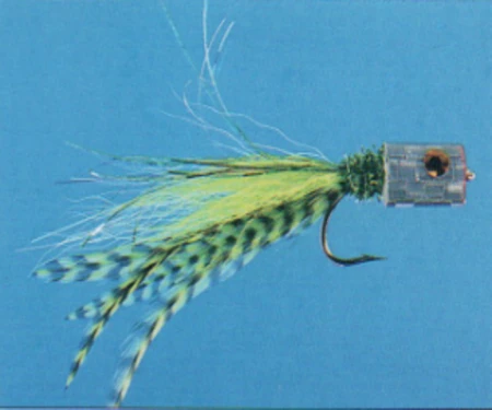 Auto popper saltwater fishing fly