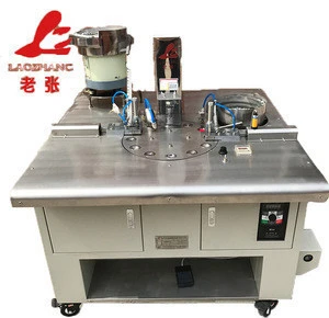 Automatic Fabric Covered Button Making Machine for Upholstery Cloth Button