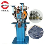 Automatic Jeans Button Making Machine Fabric Cover Button Machine