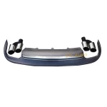 B85S5 rear bumper diffuser with Tail pipe for Audi A5 for Normal 2013 2014 2015