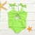 Import Baby Girls Swimsuit One Piece Kids pure color Hollow Bathing Suit children Swimming Wear from China