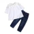 Import Baby Kids Girls Clothing Set Long Sleeve Tops Jeans Ripped Pants Set Outfit from China