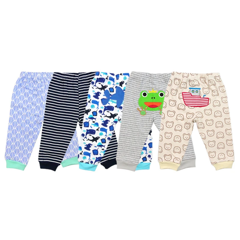 Baby Pants Baby Clothes Baby Leggings 5PCS Pack Newborn Cotton Trousers