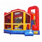 Backyard Module 5 In 1 inflatable bouncer jumper bounce house, inflatable jumping castle moonwalk with slide combo for sale