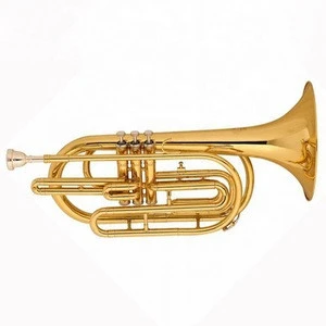 Bb Key Brass Body Cupronickel Valves Marching Trombone