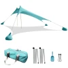 Beach Shade Canopy Tents Outdoor Camping Lightweight Beach Shade Canopy Easy Setup Beach Tent Sun Shelter fabric nativity set