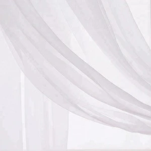 Beautiful Long Solid Decorative Sheer Scarf Valance Elegance Sheer Voile Scarf Curtain for Window home wedding decoration