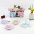 Beauty mini box eyes care square contact lens case with mirror