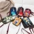 Import Best sales colorful cartoon Printing PU leather handbag single shoulder crossbody messenger bag cell phone case bag from China