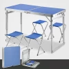 Best Selling portable aluminum folding camping table and chair set