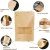 Import Biodegradable white kraft paper ziplock bag custom sizes doypack with window Food packaging Bags kraft paper stand up pouch from China