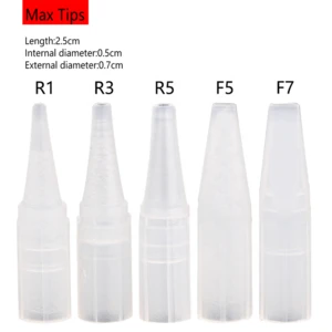 BL Tattoo Needle Tips Disposable Eyebrow Tattoo Needles Cap For Permanent Makeup Microblading Tattoo Accessories