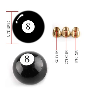 Black 8 ball shift knob gear shift knobs