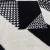 Import Black and White Jacquard Pattern Rabbit Faux Fur Fabric for Garment Vest Artificial Fake Fur from China