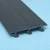 Black PVC Profile Extrusion Parts for Wire Fixed