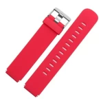 Black RED BLUE  Clear Universal 10Mm 20Mm silicone watch band strap with matte  shinny silver quickly release