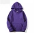 Import Blank Fitted Sweater Men Women Crewneck Sweatshirts Hoody Wholesale Plain Pullover Hoodies Purple Hoodie from China