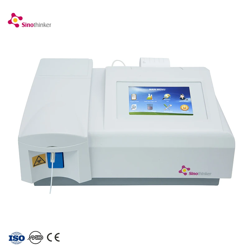 Blood test laboratory equipment semi automatic biochemistry analyzer