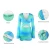 Import Blue Green Printing Lining Stretchy Mesh Crisscross Ruffle Long Sleeve Vestidos Mini Party Dress from China