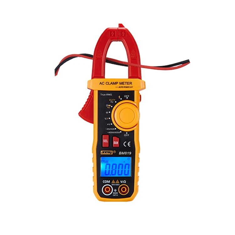BM818 True RMS high quality 600A Manual and Auto  Range Capacitance  Digital  Clamp meter