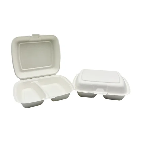 Buy Bpi Sugarcane Fiber Compostable 2 3 Compartment 8 9 10 Inch ...