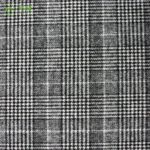 Brand Direct Selling Poly White Tweed Fabric Wool