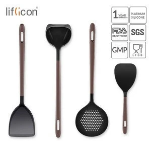*Brand silicone kitchen japanese cooking utensils set silicone gadgets set
