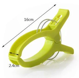Bright Color Powerful Jumbo Size Large Windproof Hanging Laundry Clamps