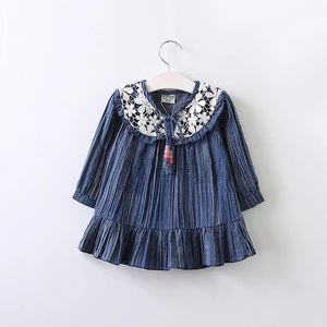 BSD1539 2017 new type hot sale popular baby dress picture children clothing