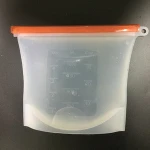 Bulk Reusable Silicone Sous Vide Large Leak-proof Airtight Preservation Vegetable Preserving Healthy Food Storage Sandwich Bags
