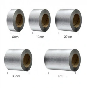 Butyl Waterproof Aluminum Foil Tape Adhesive Tapes For Building Housing And Outdoor Leakage