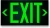 Import Buy High Quality Photoluminescent PVC Safety Exit Signs  Fire Exit Signage  Red Exit Sign for Safety from China