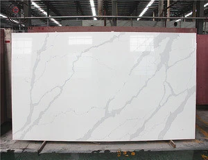 Calacatta quartz countertops white artificial quartz stone