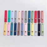 Candy Color Mobile Phone Wrist Band Universal Custom Phone Grip Blank Holder Silicone Finger Grip Strap Socket