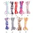 Import Candy colors flat 8mm width 100-180cm Colorful print shoe laces 2 colors mix flat fashion shoelaces for sneakers from China