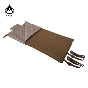 canvas army Military sleeping bag with carry bag middle east big size warm cotton sleeping bag,  water resistant