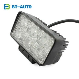 Car Accessories Auto Pats IP67 Rectabgle 2 Rows Bar LED Work Light 18w