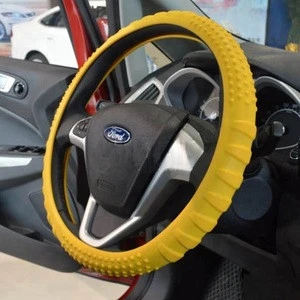 Car cubre volante silicona  steering wheel cover accessories cubre volantes para autos car silicone steering wheel cover