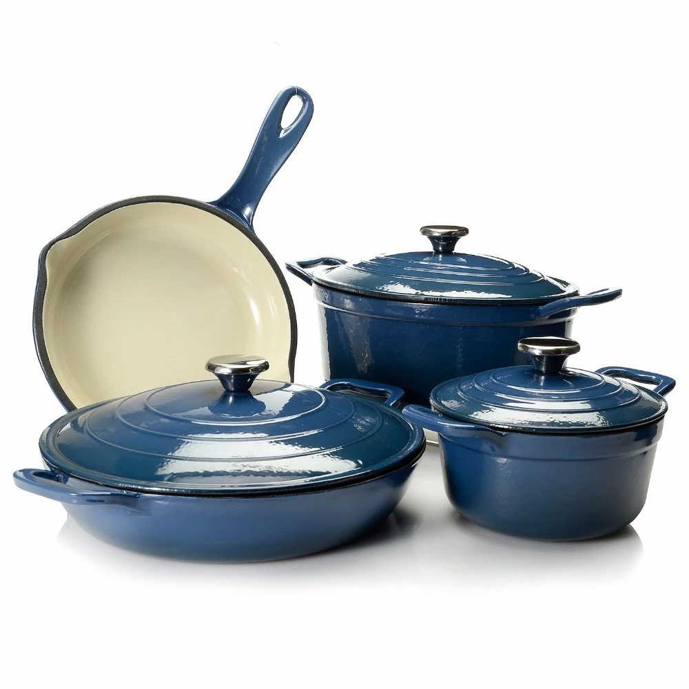 Cast Iron Cookware Set For Kitchen Use