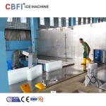 CBFI Guangzhou Factory Brine Refrigeration Commercial Ice Maker Industrial Ice Block Making Machine for Sale