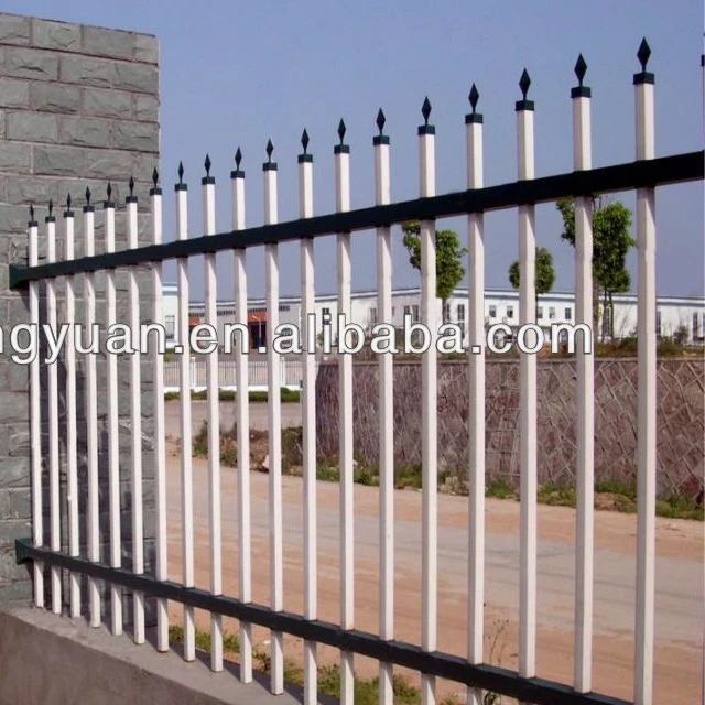 CE certificate spear top wrought iron fence wholesale