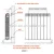 Import Central heating system Flat Radiator Bimetal heater 500mm from China