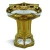 Ceramic gold color toilet bowl basin bathroom golden toilet set