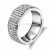 Import Chanfar Wholesale size 6/7/8/9/10 Crystal Stainless Steel Rings for Women Men Wedding Jewelry from China