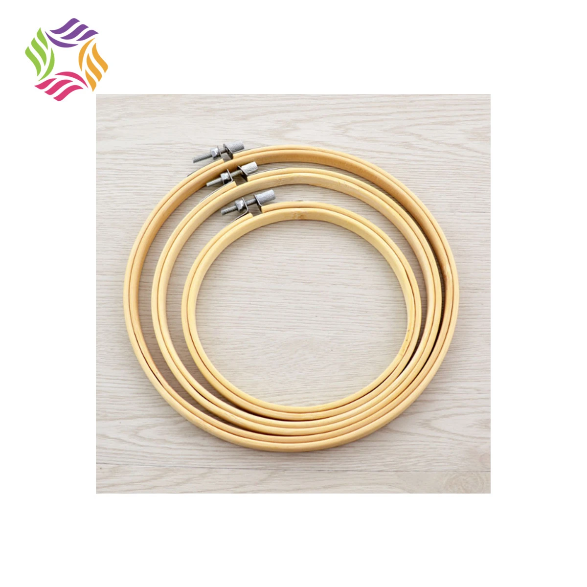 Charmkey rubber ABS natural bamboo embroidery frame hoops plastic needlework for DIY material tool high quality cheap price