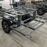 Cheap 14 seats 7.5KW motor  electric sightseeing bus vintage car train  with wheel chair ramp for handicapped